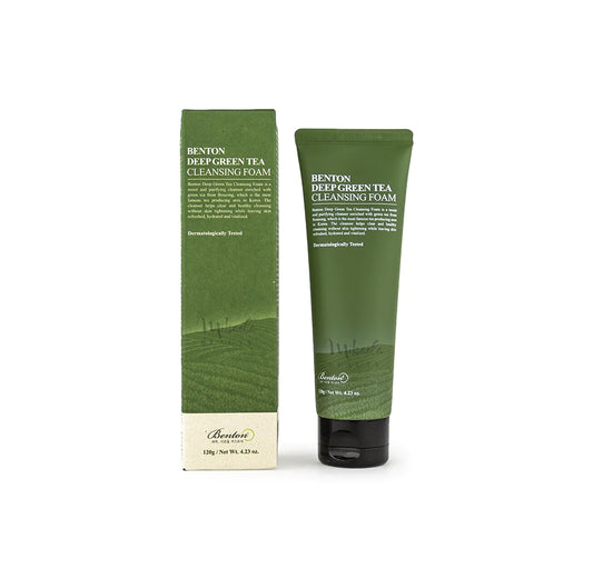 Benton deep green tea cleansing foam